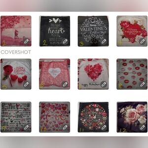 Valentine Day Roses Pillow Covers U Pick